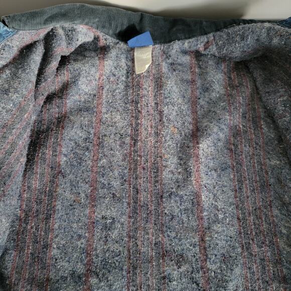 Dickies Denim Barn Chore Work Jacket Coat Sz 4XL Blanket Lined *PAINT* VTG 90's - Picture 9 of 13